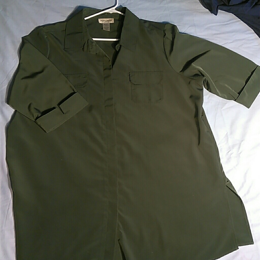 Brylane Woman's Collection Short Sleeve Blouse